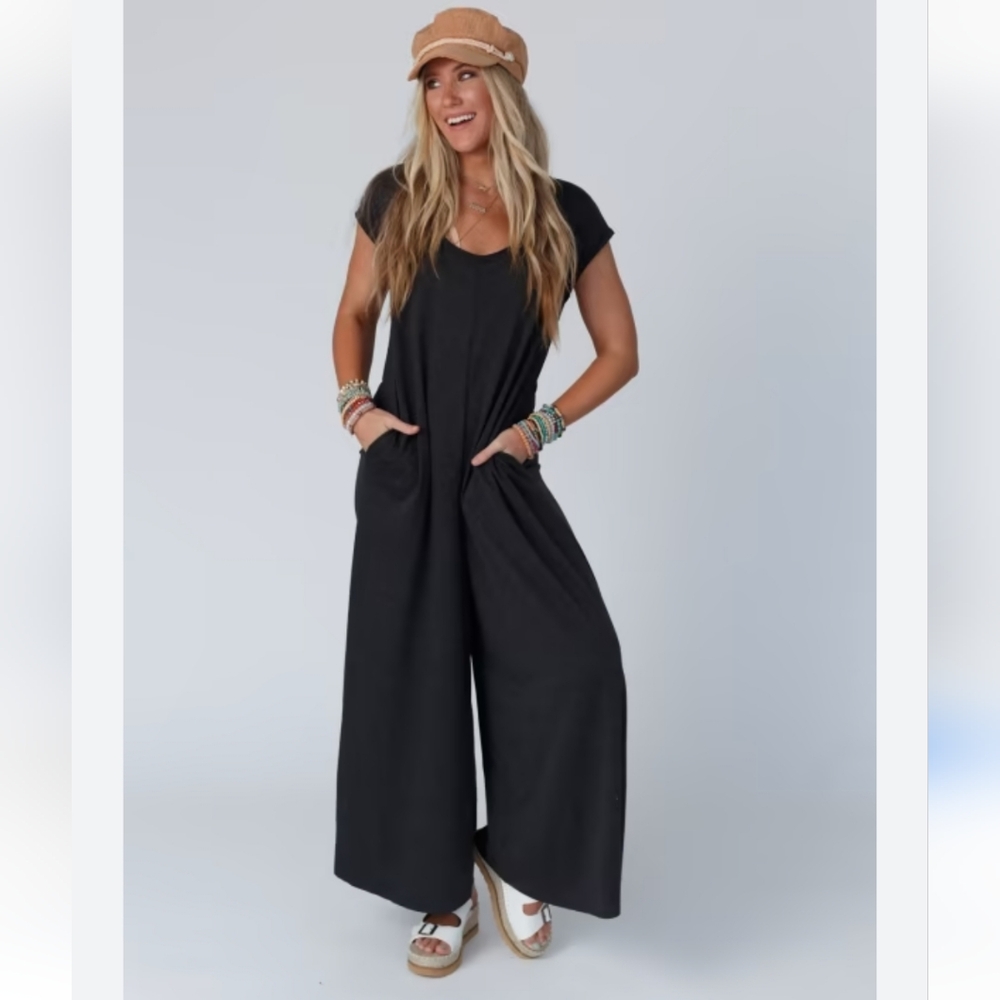 Three Bird Nest Scoopneck Jumpsuit NWT